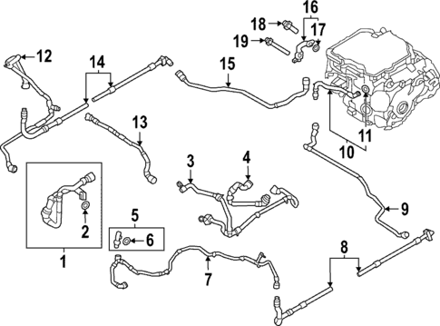 Hoses & Lines for 2023 BMW iX #1