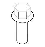 91560S84A01 - Body: Pkg Tray Trim Clip for Honda: Accord, Civic, Civic del Sol, CR-V, Element, Fit, Insight, Odyssey, Pilot, Prelude, Ridgeline, S2000 Image