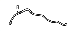 64539209721 - : Rear Suction Hose for Mini: Cooper, Cooper Clubman, Cooper Countryman Image
