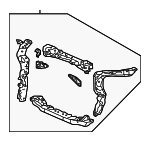 60400TX4C00ZZ - : Radiator Support for Acura Image