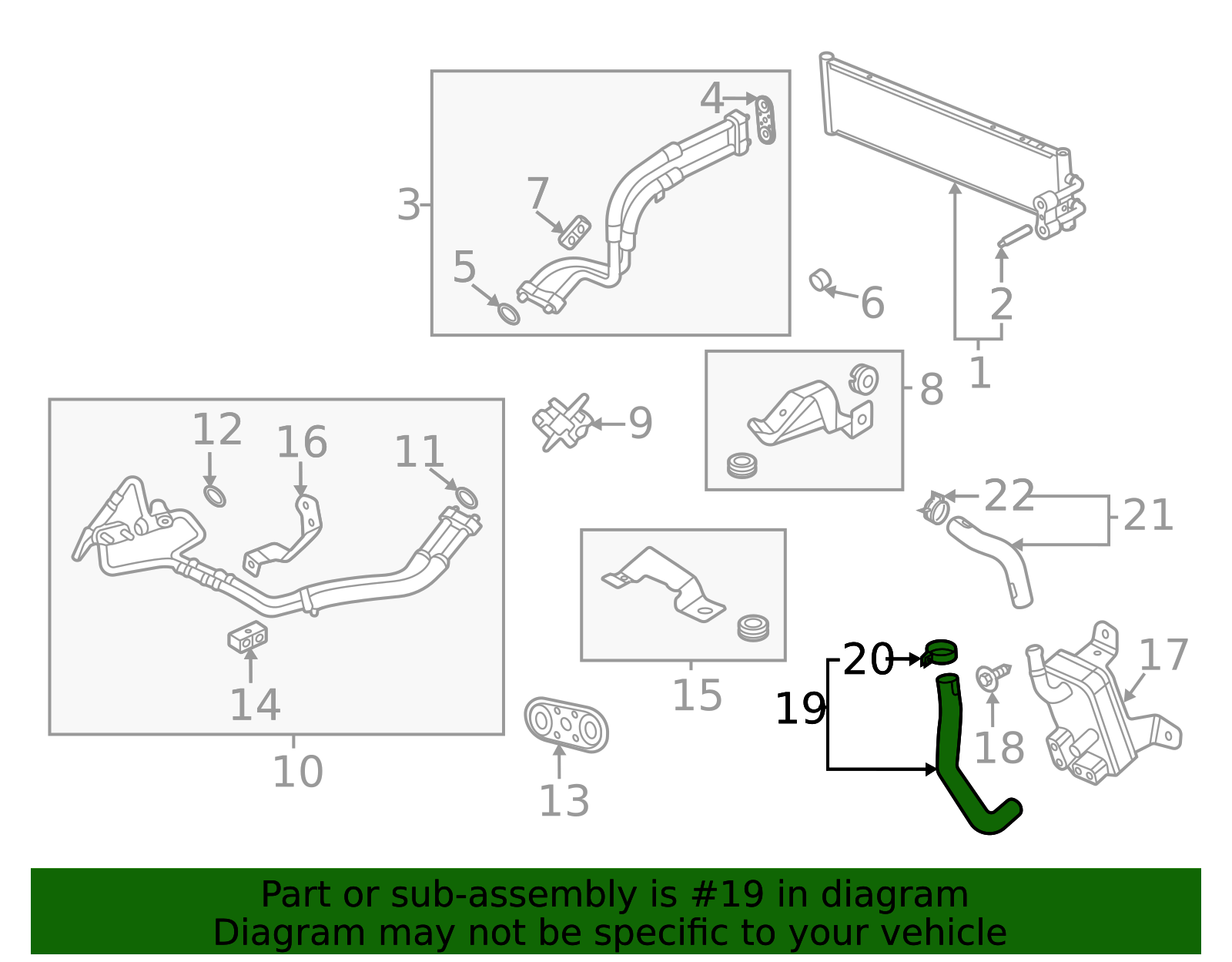 2020-2026 Cadillac CT4 Automatic Transmission Fluid Cooling Heat ...