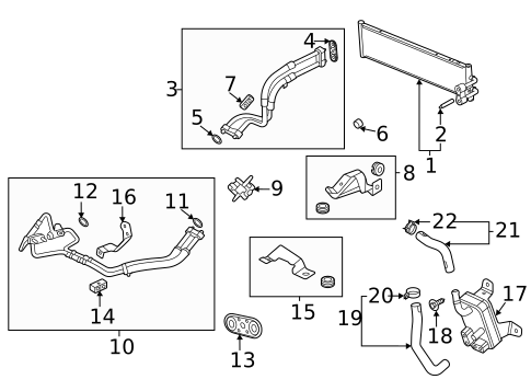 Oil Cooler for 2025 Cadillac CT4 #0