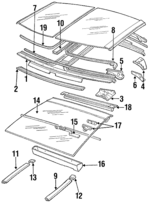 4397045 - Body: Frame Assembly for Chrysler: Laser | Dodge: Daytona Image