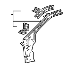 6116148070 - Body: Inner Pillar for Toyota: Highlander Image
