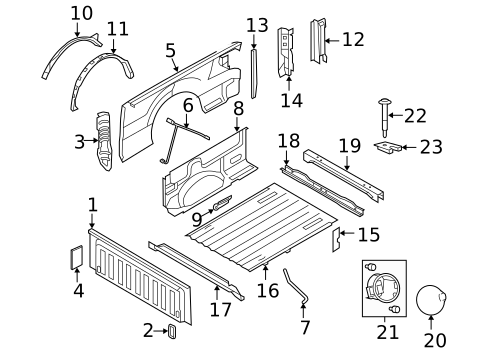 Front & Side Panels for 2014 Ford F-150 #0