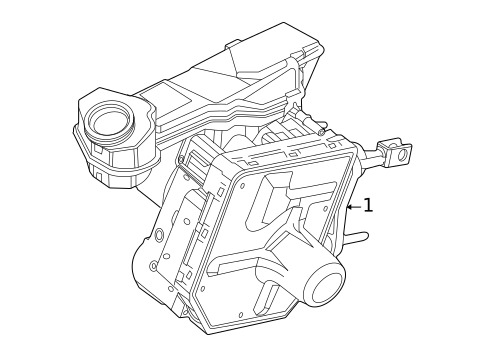 Master Cylinder - Components On Dash Panel for 2022 Ford Bronco Sport #1