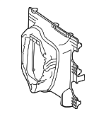 2535006800 - Cooling System: Air Duct for Mercedes-Benz Image