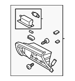 845402T610UP - Body: Glove Box Frame for Kia: Optima Image