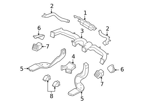 Ducts for 2011 Hyundai Azera #0