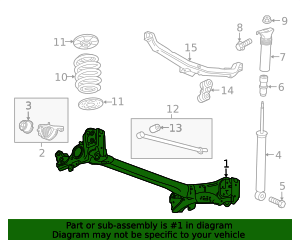 2016-2019 Chevrolet Cruze Rear Compound Crank Axle 42699694 | Applegate ...