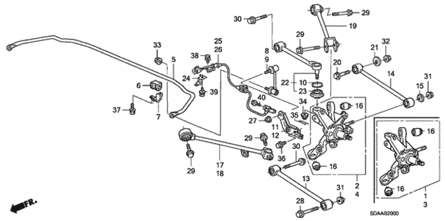 Rear Lower Arm for 2007 Honda Accord #0
