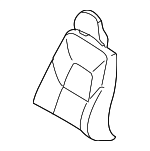 39971980 - Body: Seat Back Cover for Volvo: S80 Image