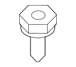 2020-2024 Toyota GR Supra - Mirror Assembly Screw