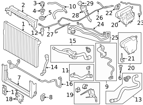 Oil Cooler for 2013 BMW 750i xDrive #1
