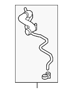 17127595252 - Cooling System: Upper Hose for BMW: 530i, 540i, 550i, 550i GT, 550i GT xDrive, 550i xDrive, 650i, 650i Gran Coupe, 650i xDrive, 650i xDrive Gran Coupe, 750i, 750i xDrive, 750Li, 750Li xDrive Image