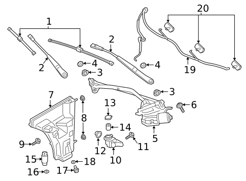 Wipers for 2012 Porsche Panamera #4
