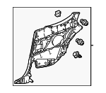 625202420022 - Body: Lower Quarter Trim for Lexus: RC F Image