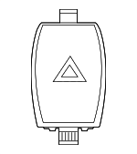 61319389075 - Body: Hazard Switch for BMW Image