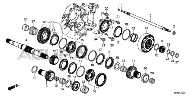 AT Mainshaft (DCT) for 2014 Acura RLX #0