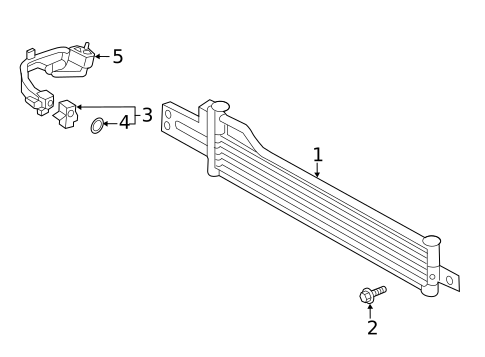 Trans Oil Cooler for 2019 Genesis G90 #0