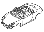 98650090000GRV - Body: Body Assembly for Porsche: Boxster Image