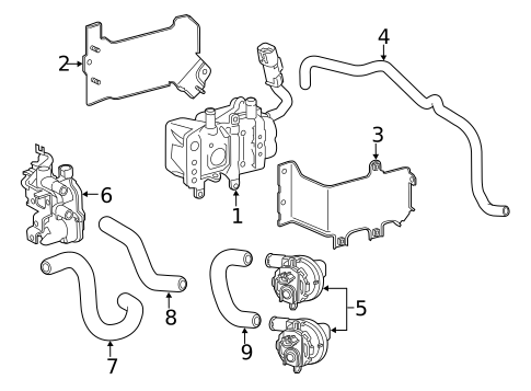 Hoses & Pipes for 2014 Honda Accord #0