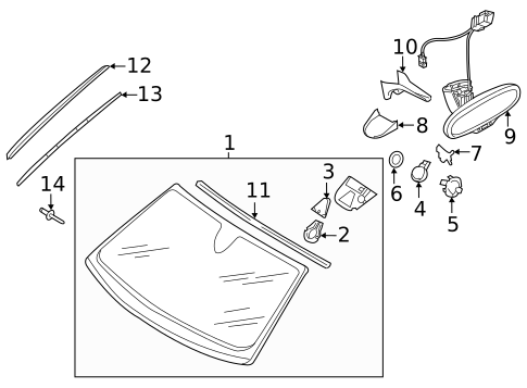 Reveal Moldings for 2018 Audi RS7 #0