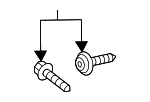 910105008005 - Body: Upper Hinge Bolt for Mercedes-Benz Image
