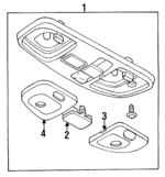 BC1S6997XE06 - Body: Console Assembly for Mazda: Protege Image