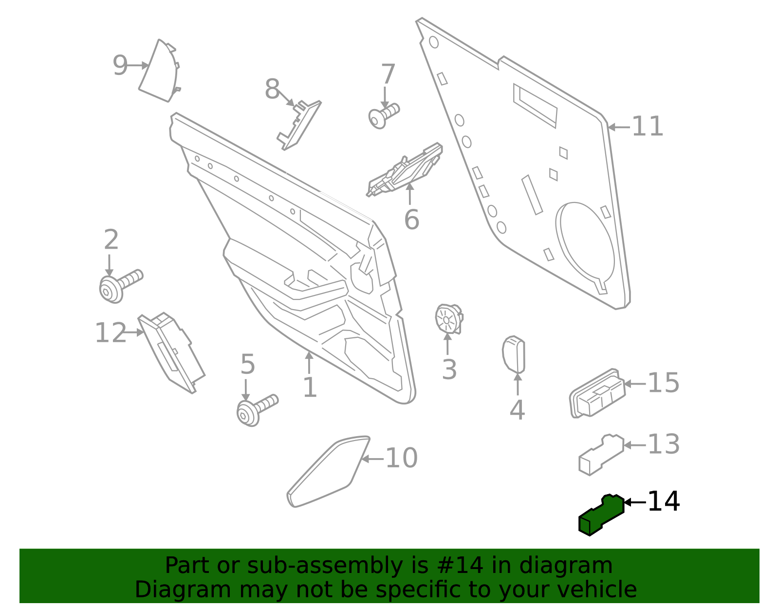 Courtesy Lamp - Porsche (9Y0-947-577-B)