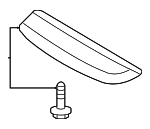 927013L010X6 - : High Mount Lamp for Hyundai Image