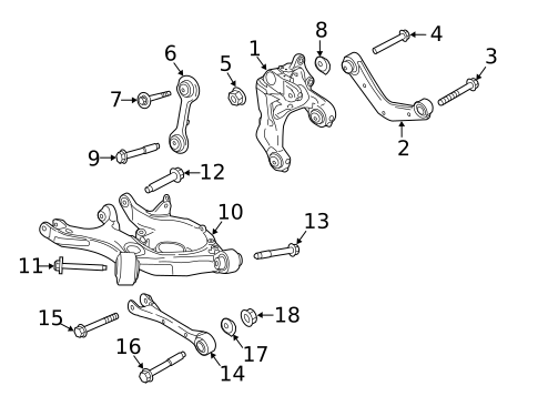 Hardware, Fasteners & Fittings for 2021 Ford Edge #0