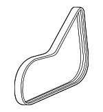 12634321 - Cooling System: Serpentine Belt for GM Image