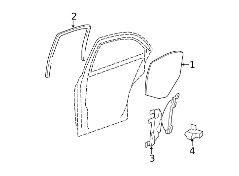 Rear Door for 2005 Mercury Montego #0
