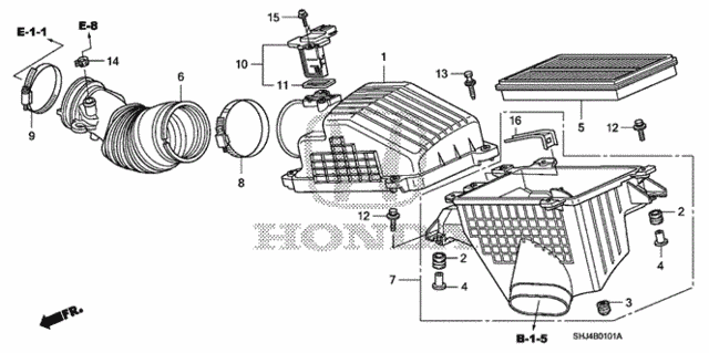 Air Cleaner (2) for 2007 Honda Odyssey #0
