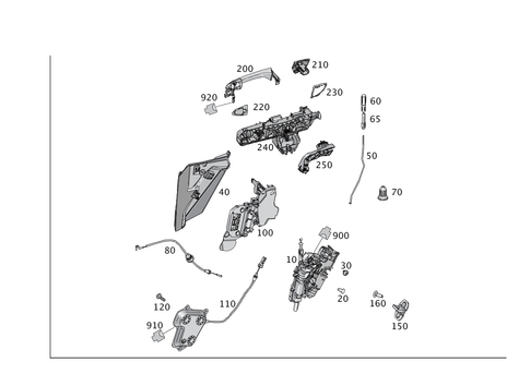 Locking System for 2011 Mercedes-Benz GL350 #0