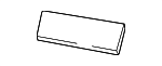 871143K000 - Body: Lift Gate Glass Stopper for Hyundai Image