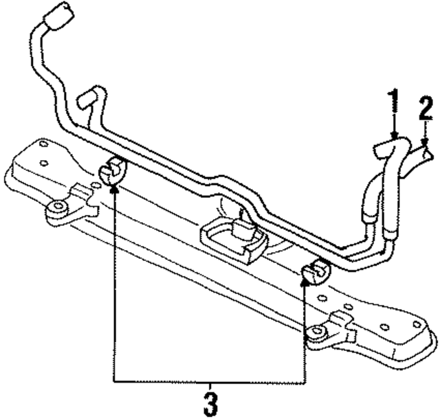 4596420AB - Belts &amp; Cooling: Automatic Transmission Oil Cooler Hose for Mopar Image