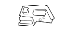 6903802030 - Body: Lock Cover for Toyota Image