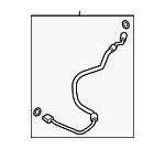 971260710G - HVAC: Discharge Line for Porsche Image