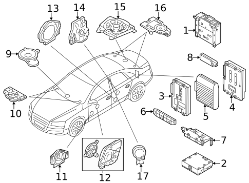 Sound System for 2012 Audi A8 Quattro #0