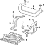 3K2306GSA00 - : Engine Control Module (ECM) Bracket for Honda Image