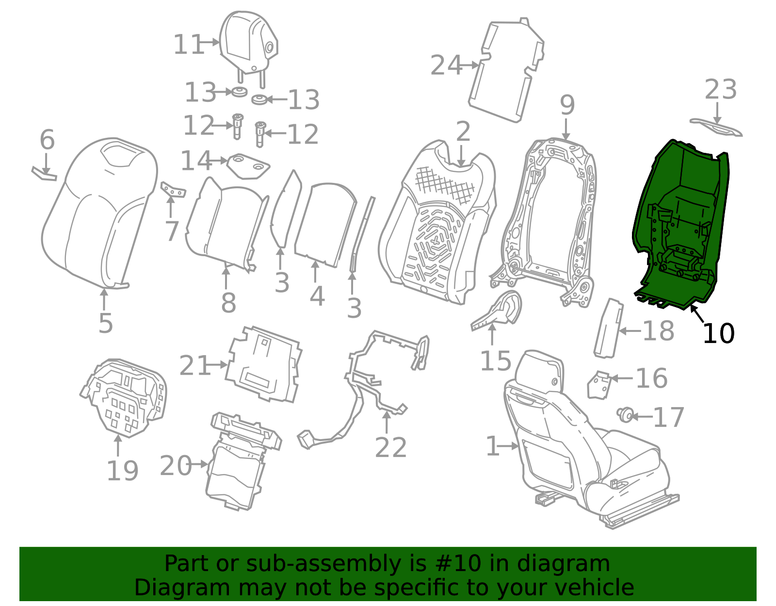 Seat Back Panel - Restore Rear Seat Aesthetics | AutoNation Parts
