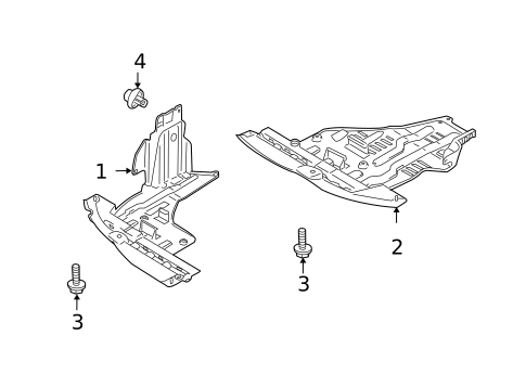 Splash Shields for 2011 Suzuki SX4 #0