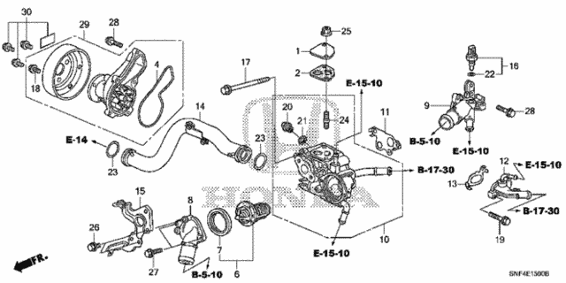 Water Pump for 2008 Honda Civic #0
