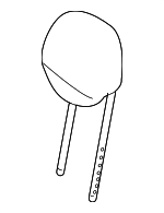 20997048509E43 - Body: Headrest for Mercedes-Benz Image