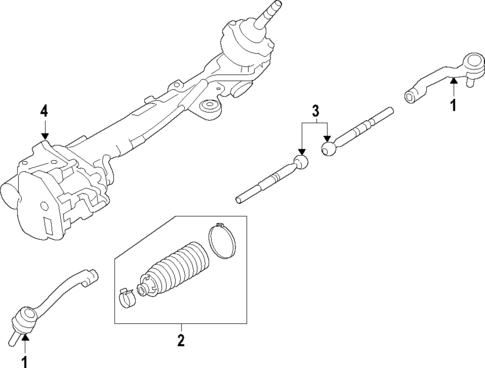 Steering Gear & Linkage for 2019 Jaguar I-Pace #1