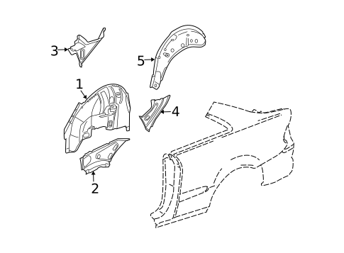 Inner Structure for 2006 Mercedes-Benz CLK55 AMG #0