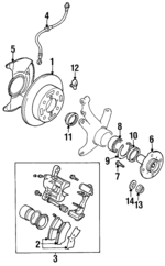 96059892 - : Axle Nut for Chevrolet: Metro Image