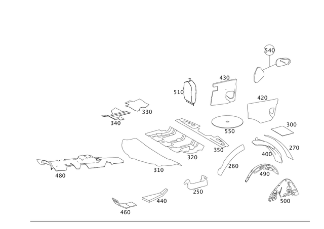1646826130 - Panelling: Damping for Mercedes-Benz Image image